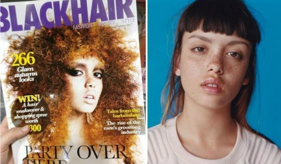 Blackhair Magazine racist mistake